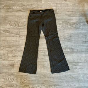 Lua Black Pinstripe Pants - SZ:7